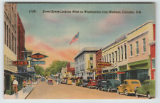 Postcard View of Washington Street Looking West From Madison in Camden, AR picture