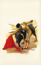 Postcard Mexican Bullfighter Torero picture