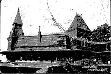 Union Depot Pittsfield MA postcard 1909 picture
