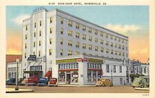 Vintage Linen Postcard; Dixie Hunt Hotel, Gainesville GA Hall County Unposted picture