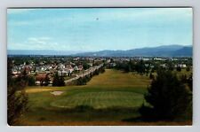 Kalispell MT-Montana, Birdseye View City, c1961, Vintage Postcard picture