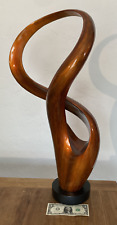 Vintage Abstract Infinity Loop Centerpiece Sculpture -28
