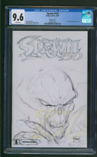 Spawn #150 McFarlane Sketch Variant CGC 9.6 Image Comics 2005 Jim Lee Back Cover picture