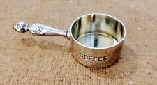 Vtg 1993 Towle Coffee Scoop Measuring Cup Figural Handle Diamond Cut S/P #3232 picture