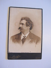 ANTIQUE CABINET CARD PHOTOGRAPH: JOHN WALLACK AMERICAN ACTOR 1820-1888 picture