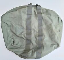 Genuine US Military Vintage Canvas Flyers kit Cargo Gear Parachute bag Sage 1981 picture