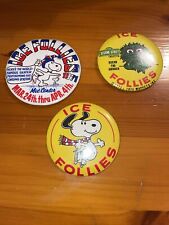 1970s Ice Follies With Sesame Street, Oscar And Snoopy. Cel Pinback picture