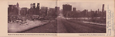 1906  EARTHQUAKE & FIRE SAN FRANCISCO CA PANORAMIC POWELL ST VIEW 3.5 x 11 UDB picture
