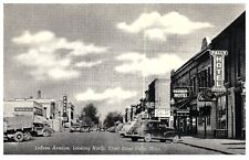 Thief River Falls Minnesota MN RPPC Photo Postcard Main Ave. North 1950's -PC63 picture