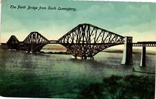 Vintage Postcard- Che Forth Bridge from South Queensferry. picture