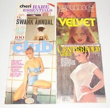 Vintage Pin-Up Men's Magazines Lot (12) 1970s & 1980s picture