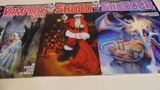 SHUDDER MAGAZINE #13 & 14 EPIC SANTA COVER + VAMPIRESS CARMILLA #17 LOT OF 3 picture