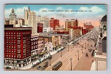 New Orleans LA-Louisiana, Canal Street, Advertisement, Vintage c1939 Postcard picture