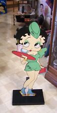 VINTAGE BETTY BOOP  DINNER 29 1/4 INCH TALL BEAUTIFUL MUST SEE WOODEN  picture