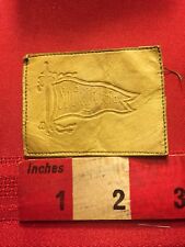 Vtg UNIVERSITY SOUTHERN CALIFORNIA PENNANT 100 YearOld Tobacco Leather Patch 869 picture