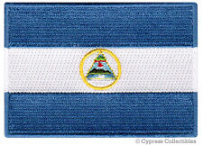 NICARAGUA FLAG PATCH CENTRAL AMERICAN EMBLEM TRAVEL SOUVENIR embroidered iron-on picture