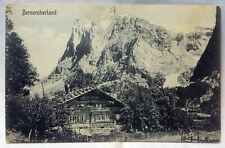 Switzerland Berneroberland Mountain Chalet Postcard, Postmarked 1927 Postcard    picture