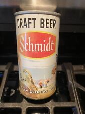 SCHMIDT  DRAFT Beer 🍺 Can P/T COWBOY YELLOW  BAND S/S ST. PAUL, 🇺🇸 picture