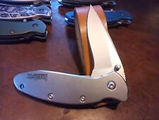 Kershaw Scallion 1620 Assisted Open Knife Liner Lock Plain Edge Blade, Various picture