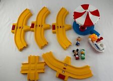 Vintage Playmates Disney Play set Pieces - Mickey, Daisy, Pig, Mark Twain Boat picture