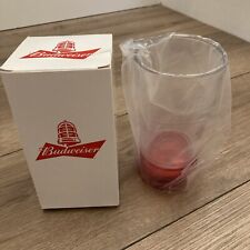 Budweiser Hockey Glass Red Light Goal Beer Pint Glass Bluetooth New With Box picture