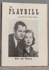 Vintage Playbill Bells Are Ringing Shubert Theatre August 26 1957 drt picture