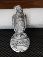 Antique Vintage Case Eagle Grille Tractor Hood Emblem Badge Chrome picture