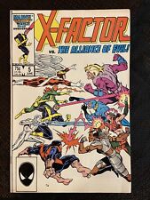 X-FACTOR #5 (1986) 1st CAMEO APP OF APOCALYPSE 1st  APP OF THE ALLIANCE OF EVIL picture
