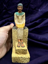 Rare Ancient Egyptian Artifacts King Amenhotep I Statue Antiques Pharaonic BC picture