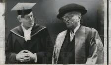 1956 Press Photo Harry Truman & Alick Smith at Oxford University, England picture