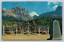 c1957 Beautiful Mountains Canadian Rockies VINTAGE Postcard picture