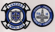 USMC VMFA-212 LANCERS patch set F/A-18 HORNET FIGHTER - ATTACK SQN picture