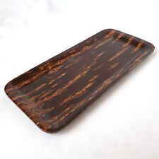 VTG Japanese Wooden Cherry Bark Kabazaiku  Craftwork Multi Tray Used In Japan picture
