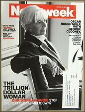 1/30/2012 Newsweek Magazine Christine Lagarde IMF George Clooney picture