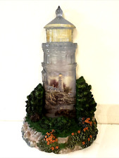 Thomas Kinkade The Sea of Tranquility Figurine Safe Harbor Lighthouse Collection picture