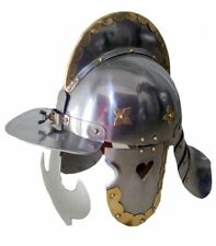 +Medieval Hussar Armor Helmet Medieval Steel & Brass Replica Helmet picture