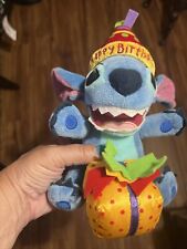 Disney Store Plush Stitch Lilo Happy Birthday Gift Hat 8