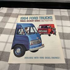 Original 1964 Ford Parcel Delivery Truck Sales Brochure P-100 350 400 500 3500 picture