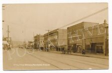 NEWBERG OR Oregon STREET SCENE Bank Hardware Store General Horse Real Photo RPPC picture