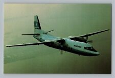 Aviation Airplane Postcard Maersk Air Airlines Fokker F27 AA7 picture
