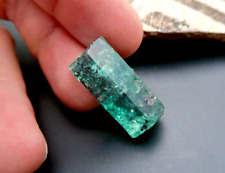 VERY RARE GEM COLOMBIAN EMERALD CRYSTAL MINERAL SPECIMEN XL - 36.10cts - NATURAL picture