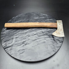 Vintage Embossed Norlund Hudson Bay Ax Axe Hatchet Woodworking Tool 🪓🪵 picture