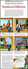 1949 Southern California vacation-land tourism vintage photo Print Ad adL40 picture