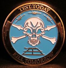 F-35 461st FLT TEST SQUADRON DEADLY JESTERS COIN TEST TODAY KILL TOMORROW WOW picture
