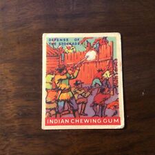 1947 Goudey Indian Gum “Defense Of The Stockade” #26 FAIR-GOOD (See Desc) picture
