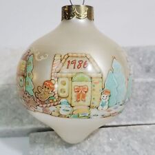 Hallmark 1986 Betsey Clark New Home Christmas Glass Ornament picture
