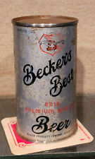 1930S BECKERS BEST OI IRTP FLAT TOP BEER CAN BECKER PRODUCTS OGDEN UTAH EMPTY picture