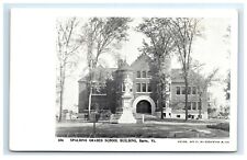 Postcard Spalding (Spaulding) Graded School Building, Barre VT Vermont udb G15 picture