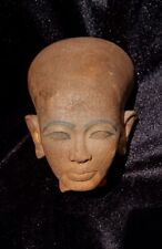 Antique Head Daughter Rare King Akhenaten Ancient Statue Carve Unique Egypt BC picture