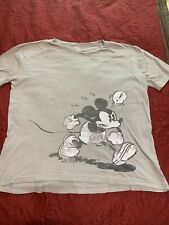 Vintage Disney Angry Mickey Mouse  Gray T-shirt XL picture